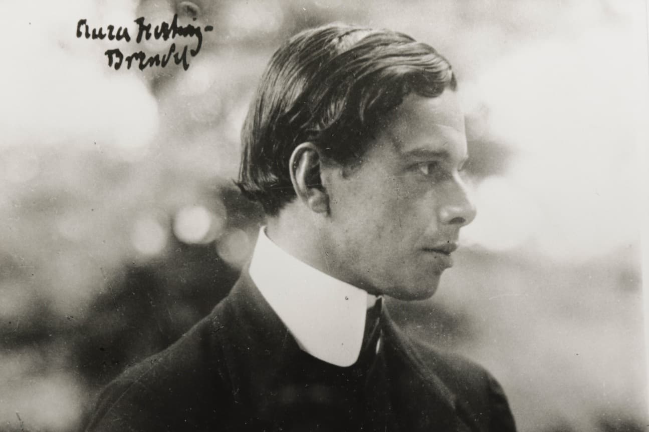 Aura Hertwig-Brendel. Portrait d’Ernst Ludwig Kirchner (extrait), 1913/14, Photographie. Succession Ernst Ludwig Kirchner © Nachlass Ernst Ludwig Kirchner, courtesy Galerie Henze & Ketterer, Wichtrach/Bern
