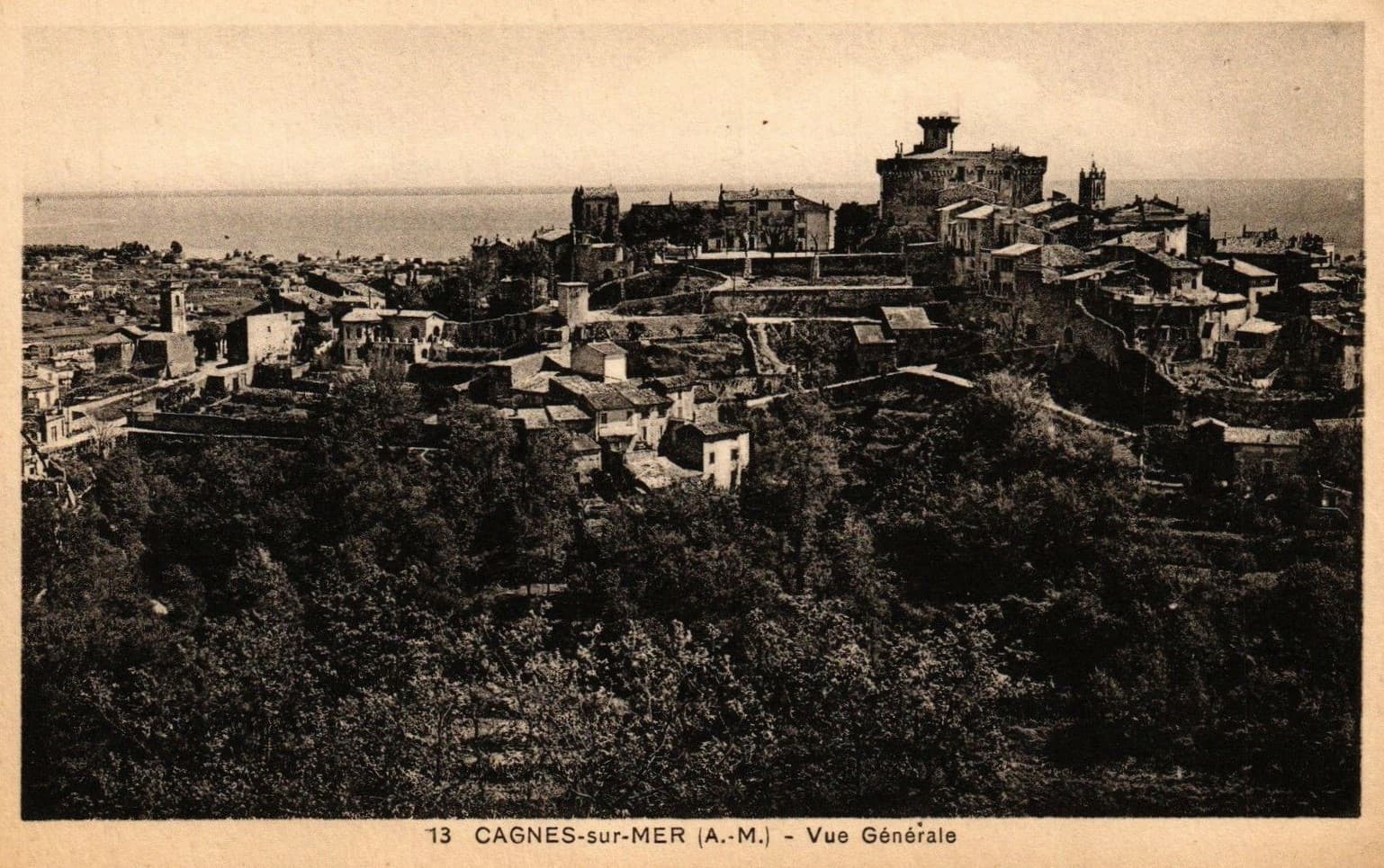 Abb. 1: Cagnes-sur-Mer, vue générale