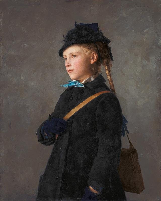 Albert Anker, Bildnis Marie Anker, 1881