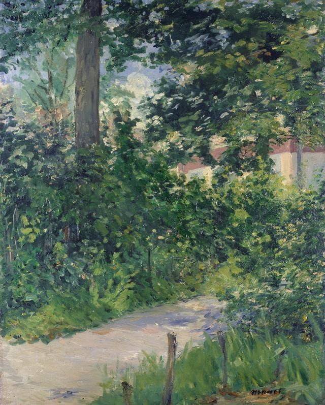 Edouard Manet, Une allée du jardin à Rueil, 1882