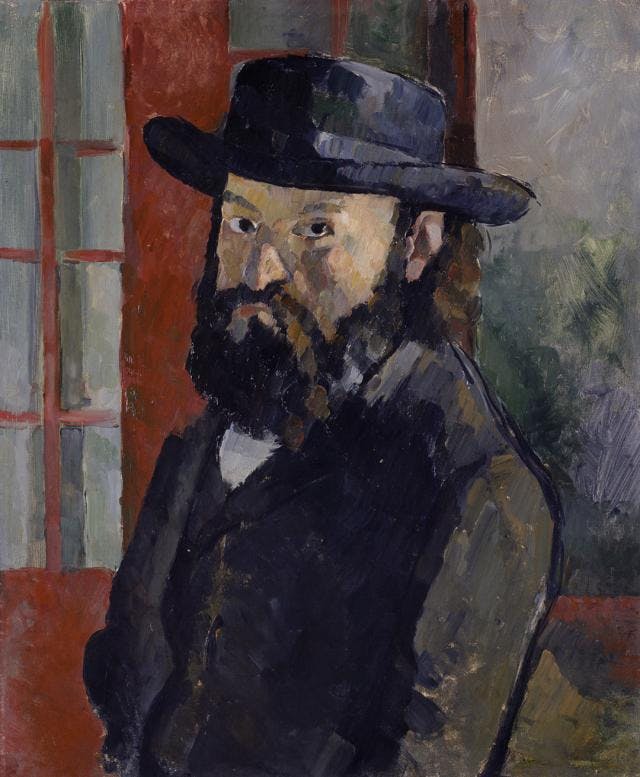 Paul Cézanne, Portrait de l’artiste au chapeau à large bord, 1879-80