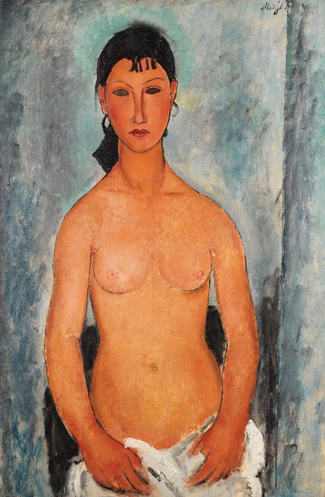 Amedeo Modigliani, Stehender Akt (Elvira), 1918